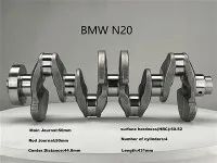 11217599247Rūpnīcas taisnā piegāde N20b20 Kloķvārpsta piemērota BMW